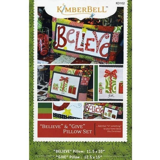 [KD-102] Believe and Give Pillow Set from Kimberbell