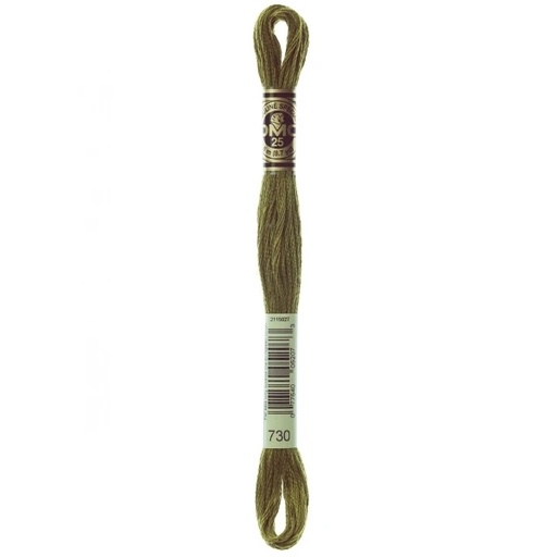 [DMC-117-730] DMC Embroidery Floss Very Dark Olive Green 730