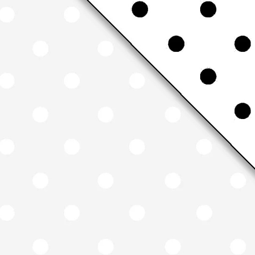 [PB-00762-W] Ramblings 10 Polka Dots White on White from P&B Textiles