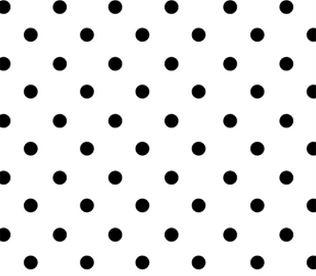 [PB-00762-W] White Polka Dots From Ramblings 10