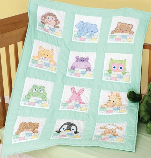 [JD-300-124] Nursery Quilt Blocks: Peek-A-Boo