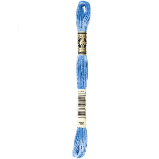 [DMC-117-799] DMC Embroidery Floss Medium Delft Blue 799
