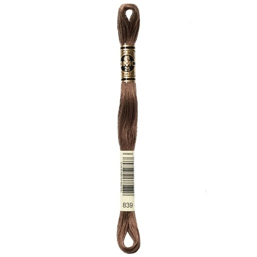[DMC-117-839] DMC Embroidery Floss Dark Beige Brown 839