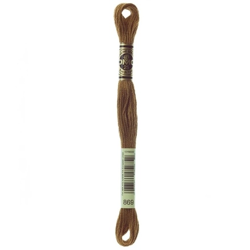 [DMC-117-869] DMC Embroidery Floss Very Dark Hazelnut Brown 869