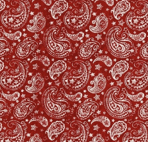 [WP-82468-311] Colors of Freedom Paisley from Wilmington Prints