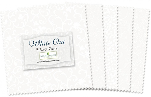 [WP-Q507-12-507] White Out 5 Karat Gems From Wilmington Prints