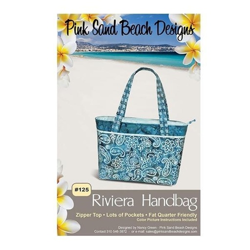 [PSB-125] Riviera Handbag Pattern from Pink Sand Beach Designs