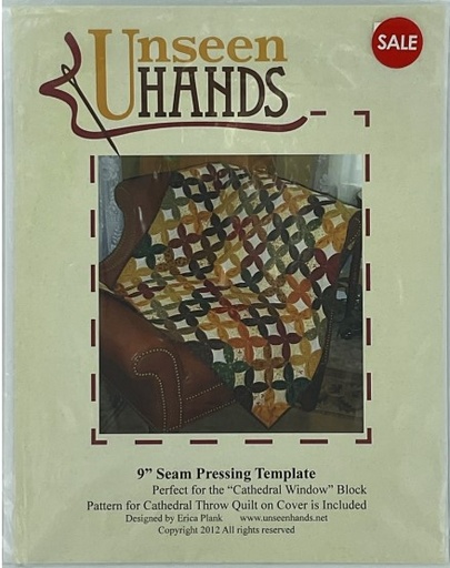 [UH-1037] 9" Seam Pressing Template by Unseen Hands
