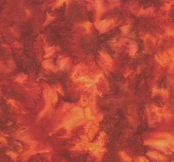 [HOF-1895-389] Bali Watercolor Paprika By Hoffman Fabrics
