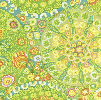 [GP92.GREE] Kaffe Fassett Collective Classics Millefiore Green by Kaffe Fassett