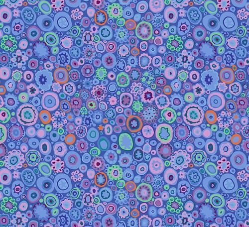 [PWGP020.BLUEX] Kaffe Fassett Classics Paperweight Blue By Kaffe Fasset For The Kaffe Fassett Collective