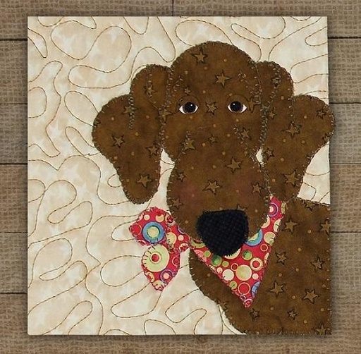 [PRE-DACH] Dachshund Precut Prefused Applique Kit from The Whole Country Caboodle