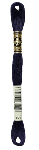 [DMC-117-939] DMC Embroidery Floss Color 939 Very Dark Navy