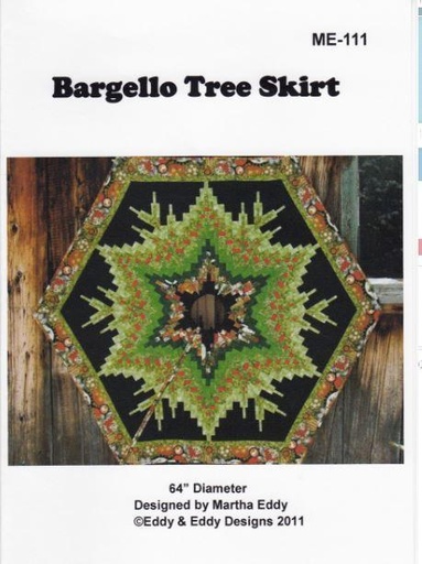 [ME-111] Bargello Tree Skirt from Quilt Woman