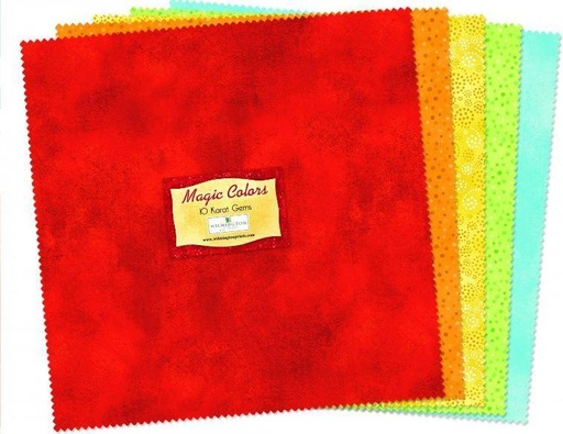 [WP-512-14-512] Magic Colors 10 Karat Gems 42 Pieces  from Wilmington Prints