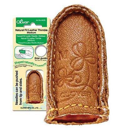 [CLOV-6029] Leather Thimble Medium from Clover