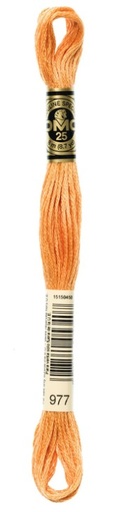 [DMC-117-977] DMC Embroidery Floss Color 977 Light Gold Brown