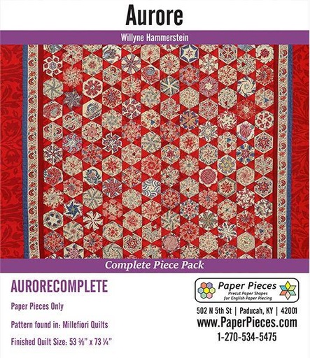 [PPS-AURORESET] Aurore Paper Piecing Set by Willyne Hammerstein