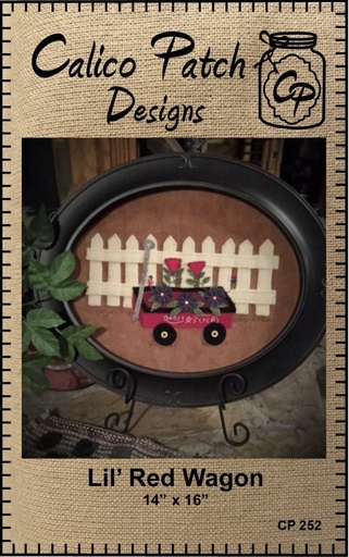 [CP-252] Lil' Red Wagon Pattern from Calico Patch Designs
