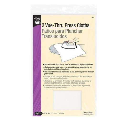 [DRI-598] Vue-Thru Press Cloth, 2Pc From Dritz