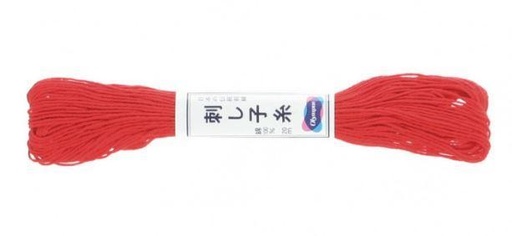 [ST-20SP-15] Olympus Sashiko Red Thread - 22 yd