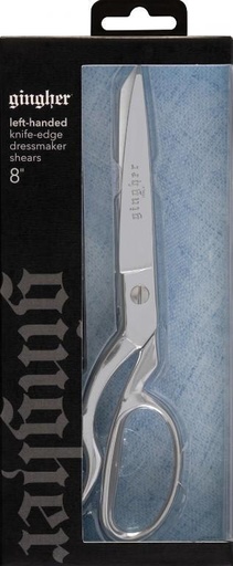 [GIN-8L] Gingher Left-Handed Knife-Edge Dressmaker Shears 8" with Sheath