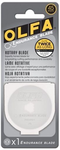 [RB-45H-1] Olfa Endurance Rotary Replacement Blade, 45 mm