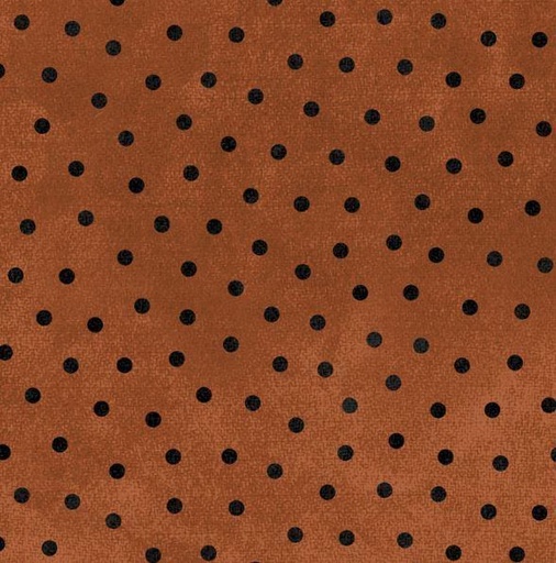 [MAY-F18506MO] Woolies Flannel Dots Rust From Maywood