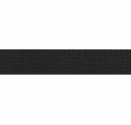 [COTW1-BLK] Cotton Webbing 1" Black