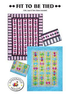 [KPD-707] Fit To Be Tied Pattern by Karen Dumont for Karie Patch Designs