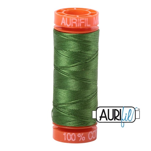 [MK-50SP200-5018] Aurifil 50 Wt. Thread - Grass Green 5018