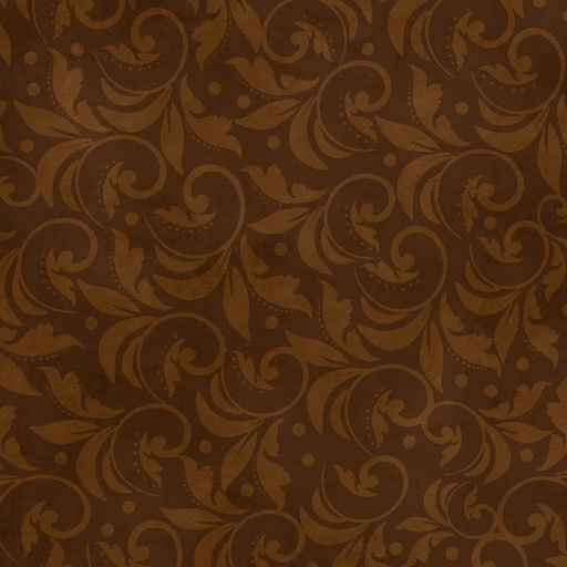 [WP-2029-222] Essential 108" Scroll Brown Wideback from Wilmington Prints