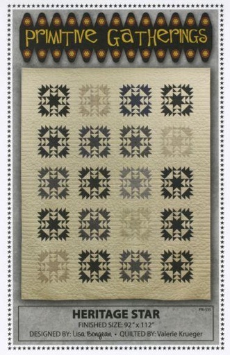 [PRI-535] Heritage Star Quilt Pattern