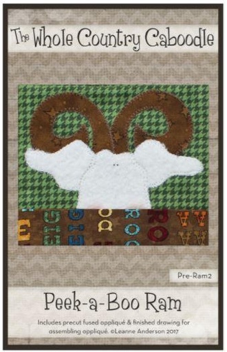 [WCC-PRERAM2] Peek-a-Boo Ram Precut Fused Applique Kit