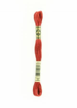 [DMC-117-22] Dmc Floss Alizarin Color 22