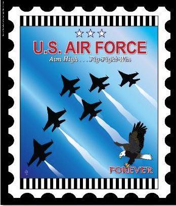 [ZEB-81266] Mini Stamp Panel: U.S. Air Force