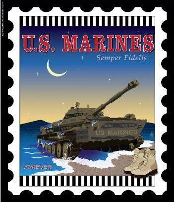 [ZEB-81267] Mini Stamp Panel: U.S. Marines