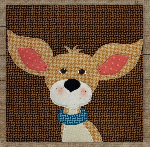 [WCC-PRECHIH] Chihuahual  Precut Prefused Applique Kit by Leanne Anderson for The Whole 