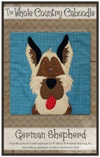 [WCC-PREGERM] German Shepard Precut Applique