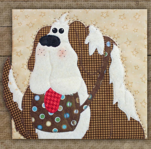 [WCC-PRESAIN] St. Bernard Precut Prefused Applique Kit By Leanne Anderson For The Whole Country Caboodle