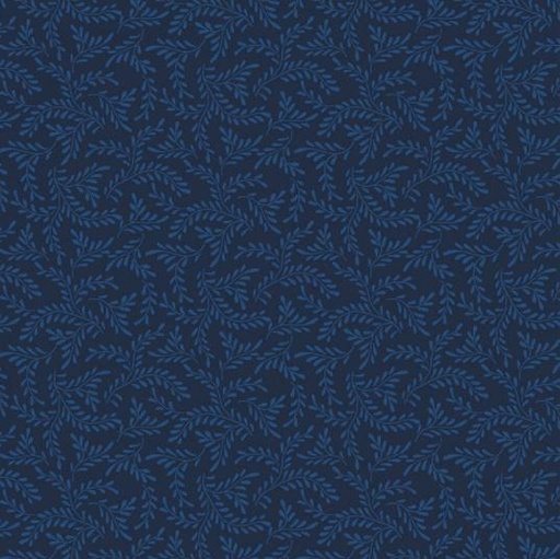 [WP-39095-444] Navy On Navy Sprigs From In The Navy Collection By Wilmington