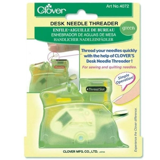 [CLOV-4072] Desk Needle Threader-Green From Clover