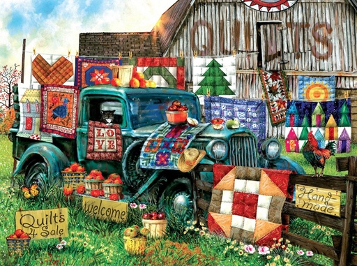 [SUN-28567] Quilts For Sale Jigsaw Puzzle, 1000 Pieces