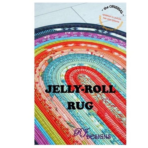 [RJD-100] Jelly Roll Rug Pattern by R.J Designs