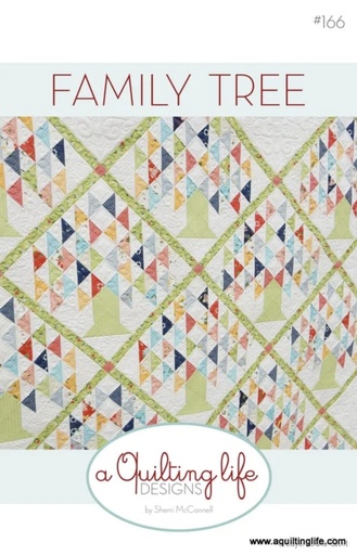 [QLD-166] Family Tree Pattern from A Quilting Life Designs