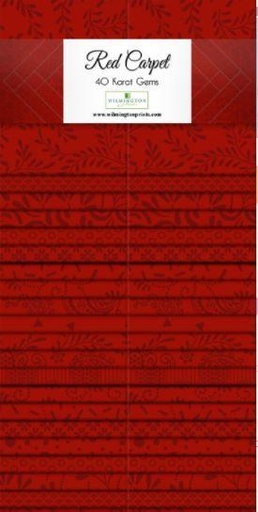 [WP-842-32-842] Red Carpet 2-1/2" Strips From Wilmington Prints