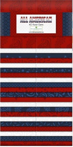 [WP-842-34-842] All American 2-1/2" Strips By Wilmington Prints