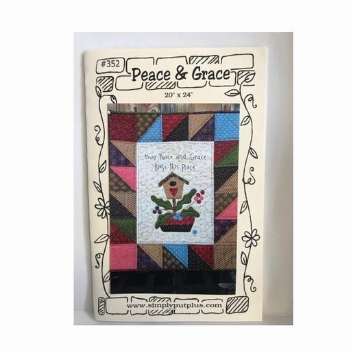 [SP-352] Peace & Grace Quilt Pattern from Simply Put Plus