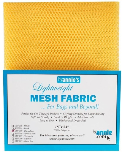 [BAN-SUP209DND] Lightweight Mesh Fabric Dandelion From By Annie