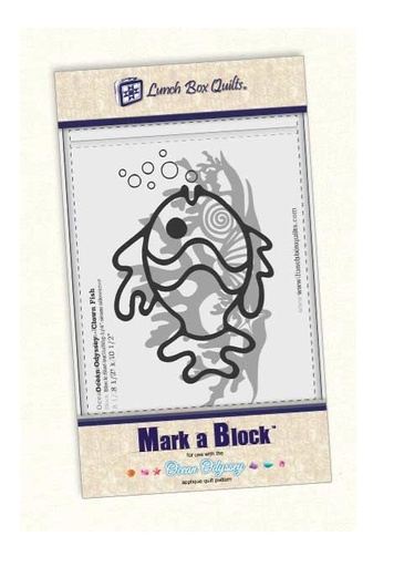 [LBQ-MBOC1] Ocean Odyssey Mark A Block from Lunch Box Quilts